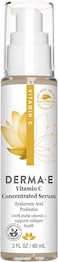 Derma E Vitamin C Concentrated Serum With Hyaluronic Acid All Natural, Antioxidant-Rich Concentrated Facial Serum Firming And Brightening Skin Serum, 2Oz, Opaque