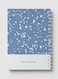 Lowha Spiral Notebook With 60 Sheets And Hard Paper Covers With Terrazzo Style Design, For Jotting Notes And Reminders, For Work, University, School