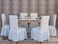 Fabienne 6-Piece Stretchable Dining Chair Cover Set Free Size White