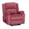 In House Velvet Classic Recliner Chair - Dark Pink - AB02