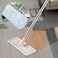 Flat Mop and Bucket,   with 5 Reusable Microfiber Mop Pads
