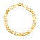Shining Jewel - Plain Gold Link Bracelet 8-Inch SJ-302001