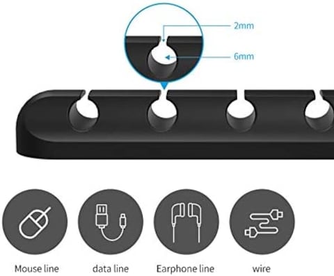 كورالبلو كابل منظم لسلطة الطاقة USB TV PC Home and Office Pack 3