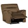 In House Velvet Rocking Recliner Chair - Light Brown - AB01