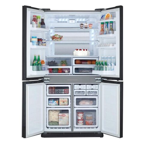 Sharp 4 Doors No Frost Refrigerator - 605 Liters - Silver - SJ-FE87V-SS