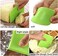 Aiwanto 4 Pcs Plastic Dough Scraper Bowl Scraper Food-safe Dough Cutter Flexible Plastic Scraper