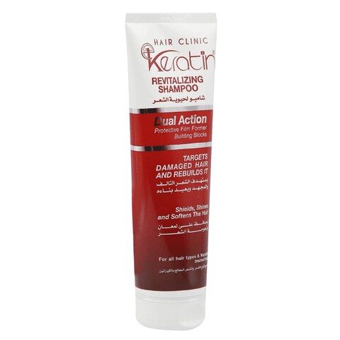 E KERATIN SHAMPO DAUL ACTION FOR DAMAGED HAIR &amp; REBUILDS IT 230ML