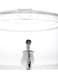 3 Tier Beverage Dispenser Clear 26centimeter
