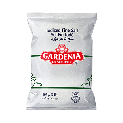 Gardenia Grain DOr Iodized Fine Salt 907GR