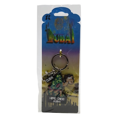 STK Dubai Camel Shaped PVC Keychain Assorted
