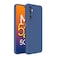 Soft Silicone Blue Case Cover For Samsung Galaxy M52 5G