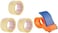ABBASALI Packing Tape Clear Transparent tape 3 Pcs 2 Inch x 100 Yard With Tape Cutter Roll Dispenser