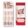 Kiss Impress Press-On Manicure False Nails 83654 Short Evanesce 30 PCS