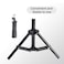 Generic-16cm Fill Light Ring Light Supplementary Light LED Light Folding Fill Light for Photography Live Stream Makeup YouTube Video with 160cm Tripod Stand 360&deg;Tripod Head Bike Clip
