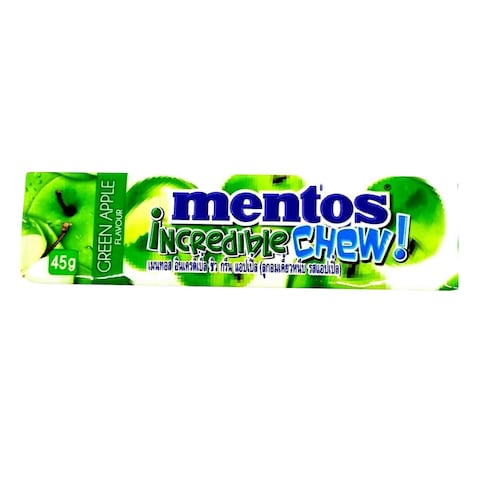 Mentos Chew Candy Incredible Green Apple 45g