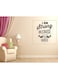 Spoil Your Wall Quote Wall Sticker Black 50x50cm