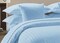 Comfy - Hotel Cotton Satin Stripe 6pcs Comforter Set- Sky Blue