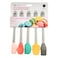 Home Pro Silicone Baking Set With Plastic Handle Multicolour 5 PCS