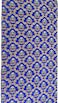 Comfy Luxurious Orthomedical Arabic Fabric Flat Mattress 190x90x10 Cms Blue