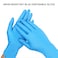 Decdeal - 100PCS Disposable Nitrile Gloves Powder Free Latex Free Gloves Protective Glove for Home Cleaning Restaurant Kitchen Catering Laboratory Use