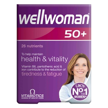 Vitabiotics Wellwoman 50+ Health And Vitality Supplements Supplements 30 Tablets