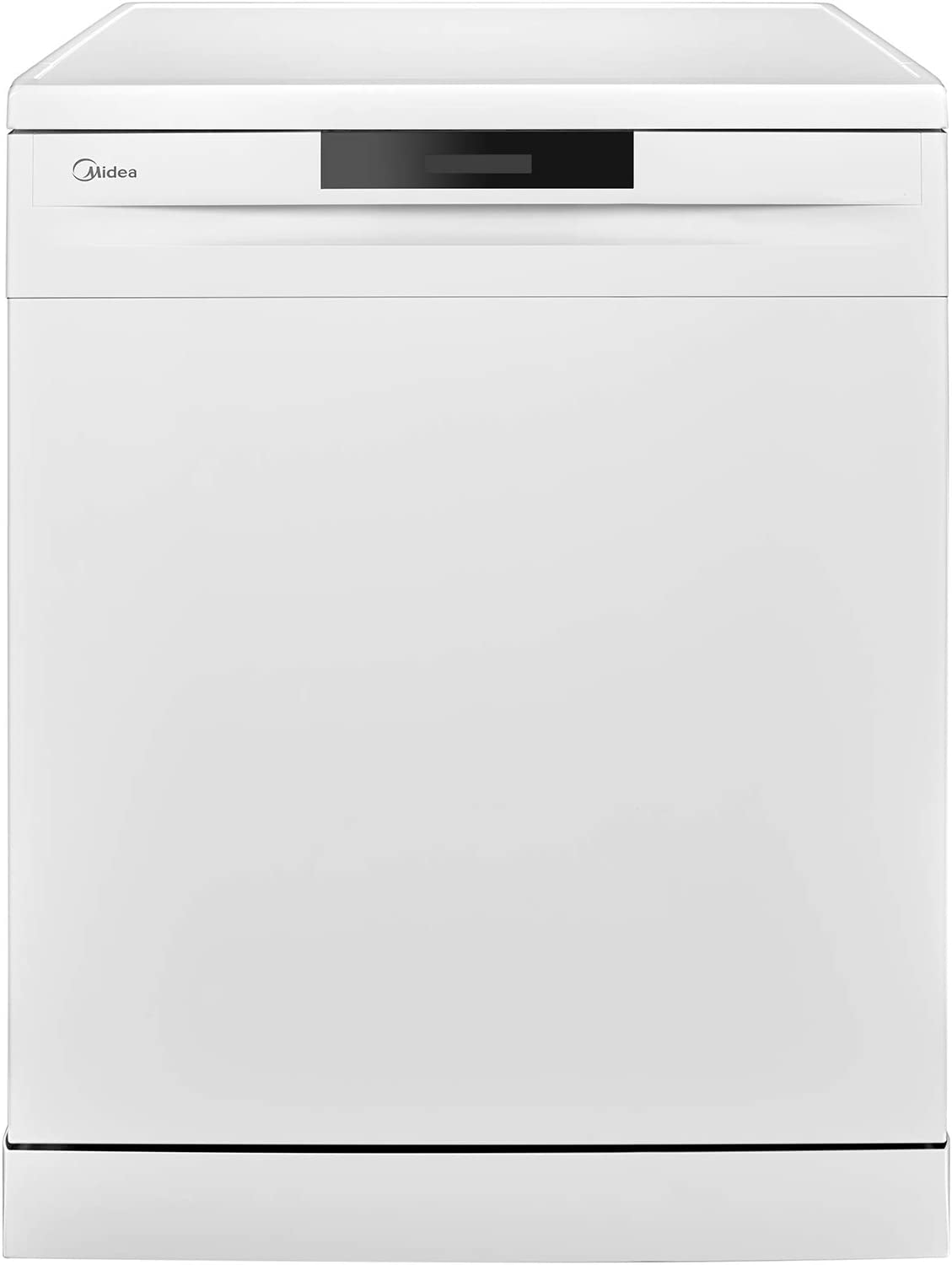 Midea Freestanding Dishwasher, 14 Place Settings, 6 Auto Programs, Silent &amp; High Energy Efficient, Half Load Function, Rapid Wash, Child Lock, Off-Peak Wash, 70&deg; Intensive Wash, White, WQP147605V-W