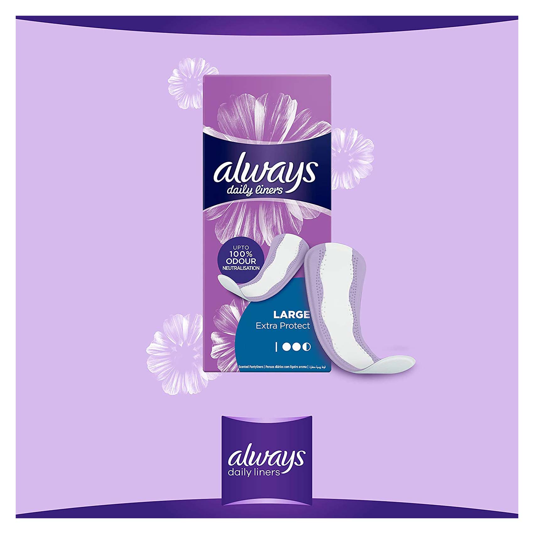 Always Pantyliner Large - 16 Pieces