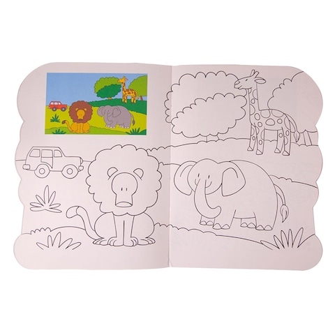Veda 03CHB3003 Look &#39;N&#39; Color Book In The Jungle