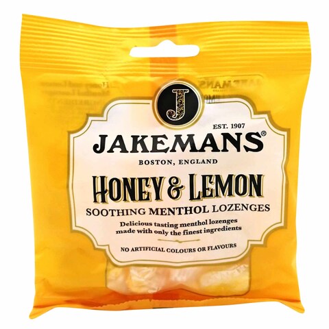 Jakemans Honey And Lemon Soothing Menthol Lozenges 73g