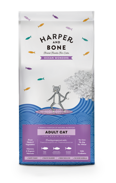 Harper &amp; Bone Cat Adult Ocean Wonders 2kg