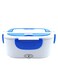 Generic Portable Electric Lunch Box Blue/White