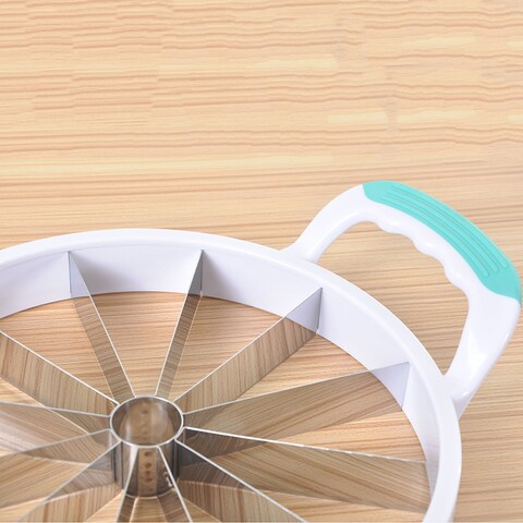 Generic-Watermelon Slicer Melon Cutter Cantaloupe Slicer Stainless Steel Fruit Cutter for Home Kitchen Party