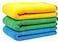 FSKY Car Cleaning Towel- Microfiber Towels For Car Drying- Fast Absorbent Cloth For Washing And Drying Car, Kitchen And Glass 30 X 40 Cm Pack Of 3 Pieces