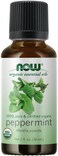 Now Solutions Peppermint Oil Organic, 1 Oz.