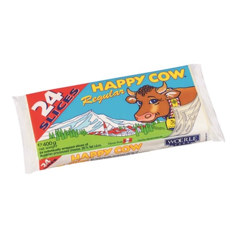 Happy Cow Regular 24 Cheese Slices 400G