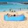 Portable Inflatable Air Bed Sofa Outdoor Beach Camping Sleeping Bag Couch Lounger Chair Sleeping Bag Air Chair for Travelling, Camping, Hiking and Beach Parties