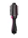 One Step Electric Hair Dryer And Styler Brush Black/Pink