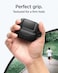 Spigen Rugged Armor designed for Sony LinkBuds case cover with Keychain - Black
