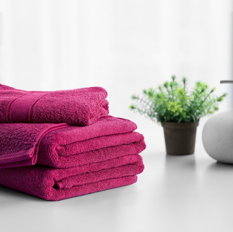 Dream Bell Set of 4 Towel Set - Pink