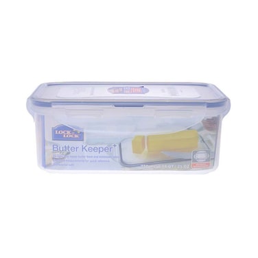 Lock &amp; Lock Butter Keeper Container Clear/Blue 750ml