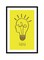 Spoil Your Wall Quotes Poster With Frame Yellow/White/Black 30x40cm