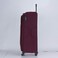 VIPTOUR Set of 4 Light Weight  Polyester Jacqard Trolley Luggage With Number Lock, Burgundy- 20, 24, 28, 32 Inches