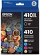 Epson 410/410XL 5-Pack High-Yield and Standard Capacity Ink Cartridges - Cyan/Magenta/Yellow/Photo Black