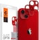 Spigen GLAStR Optik Camera Lens Screen Protector [2 Pack] designed for iPhone 13 (2021) and iPhone 13 Mini (2021) - Red
