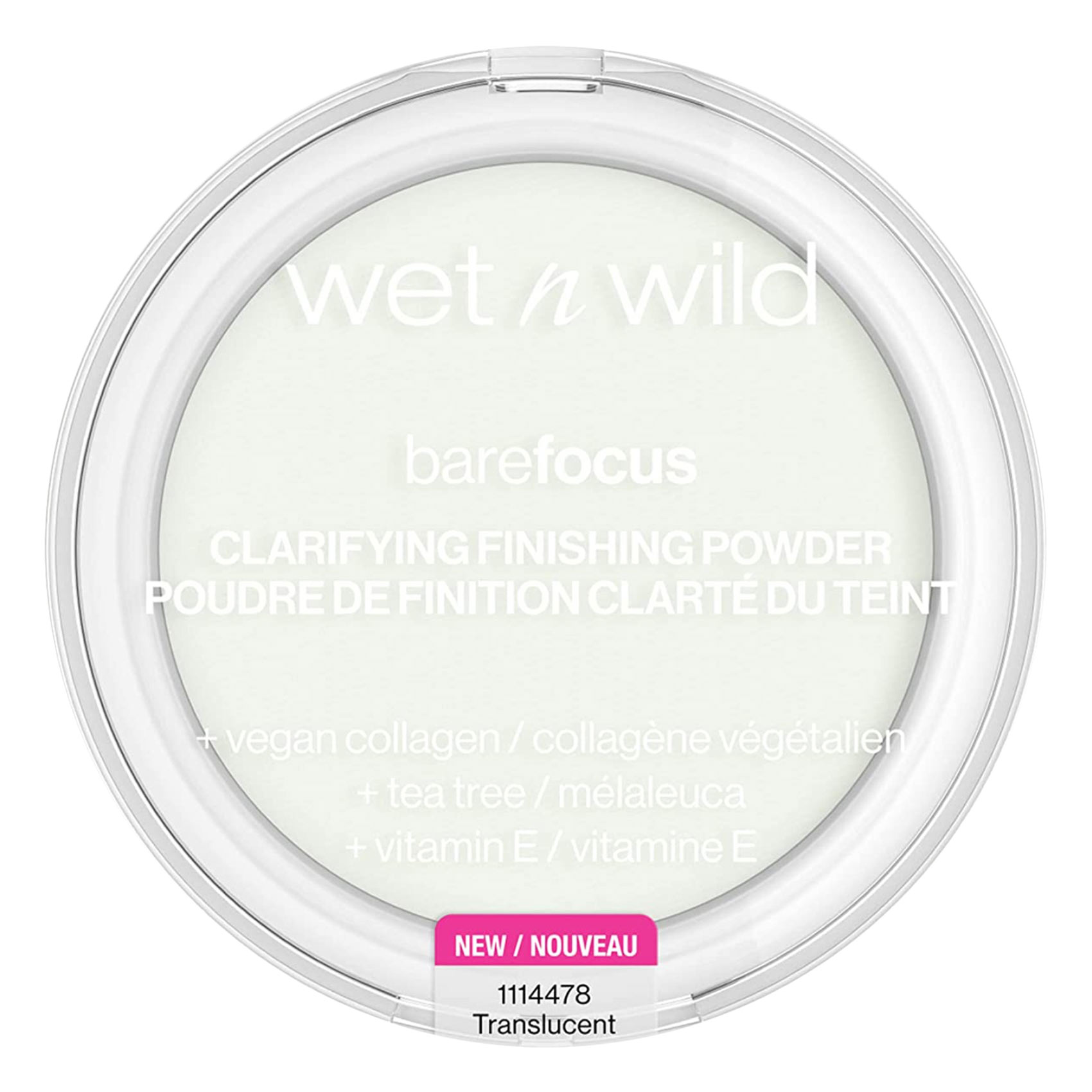 Wet N Wild 1114478 Finishing Powder Bare Focus Clarifying Translucent 7.8g