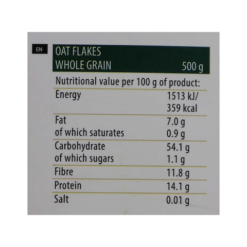 Foodprint Oat Flakes - 500 gram
