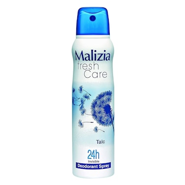 Malizia Fresh Care Talc 24H Invisible Deodorant Spray 150ML