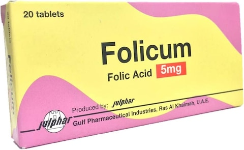 Tml Folicum 5mg Tablets (20)