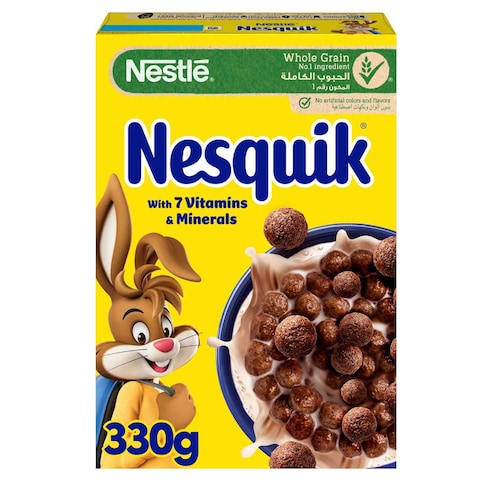 Nestle Nesquik Chocolate Breakfast Cereal, 330g