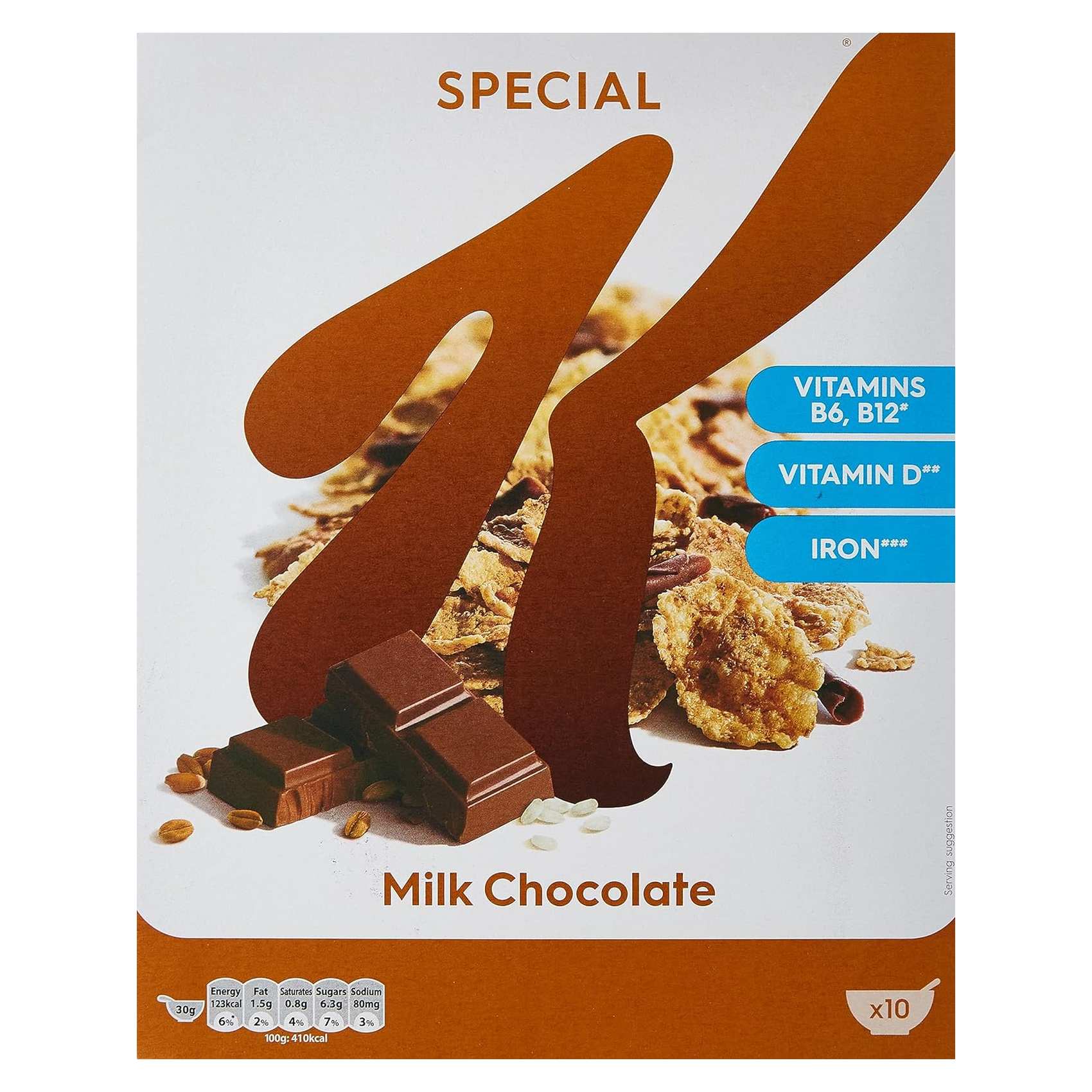 Kellogg&#39;s Special K Milk Chocolate Flakes 300g